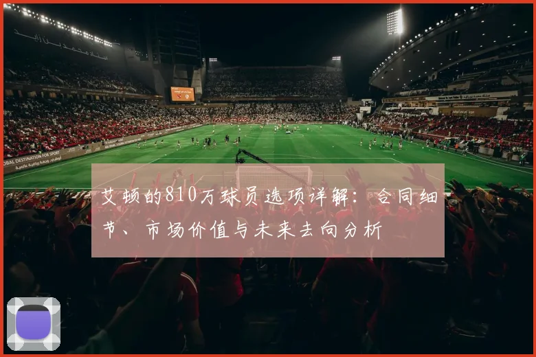 艾顿的810万球员选项详解：合同细节、市场价值与未来去向分析